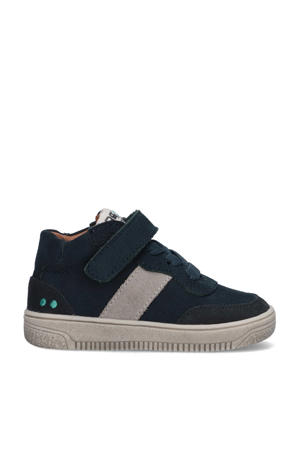 Mika Mellow suède sneakers donkerblauw