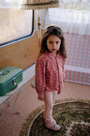 thumbnail: Riffle Amsterdam corduroy flared casual broek roze