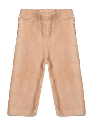 corduroy flared casual broek roze