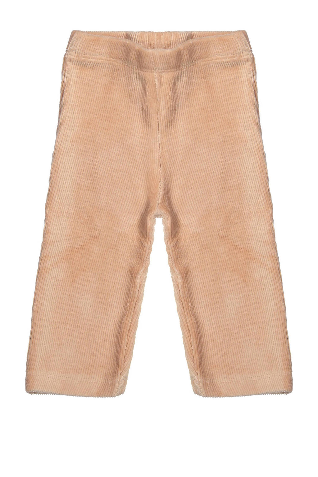 Roze meisjes Riffle Amsterdam corduroy flared casual broek met elastische tailleband en effen