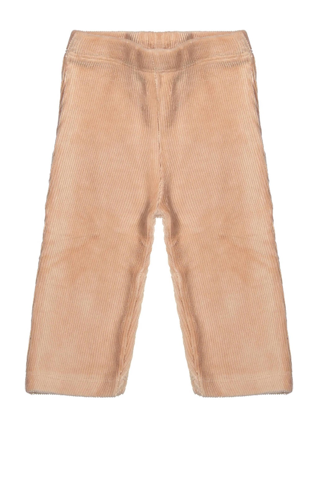 Roze meisjes Riffle Amsterdam corduroy flared casual broek met elastische tailleband en effen