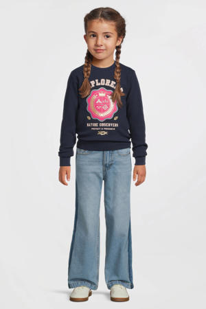 waffle longsleeve Isabella donkerblauw