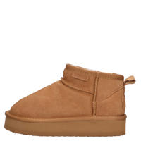 thumbnail: Vingino Sofia Low gevoerde suède enkelboots cognac
