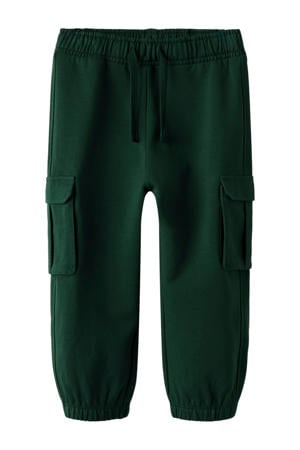 regular casual broek donkergroen