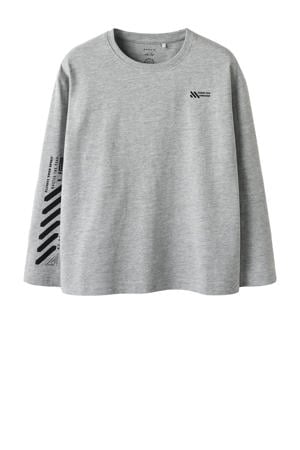 longsleeve grijs melange