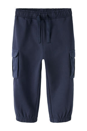 regular casual broek donkerblauw