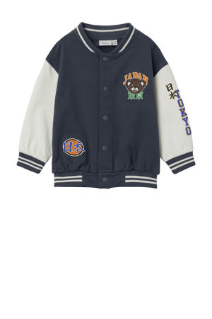 sweatvest donkerblauw