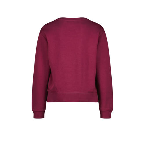 Vingino sweater rood Meisjes Katoen Ronde hals Printopdruk