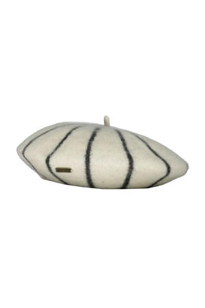 baret wit/blauw