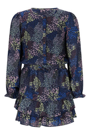 korte jurk donkerblauw
