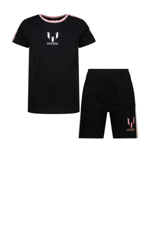 T-shirt + korte broek zwart