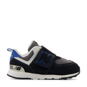 574  sneakers zwart/blauw/grijs