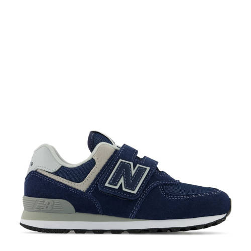 New Balance 574 sneakers donkerblauw Jongens/Meisjes Suede Meerkleurig - maat 32 afbeelding