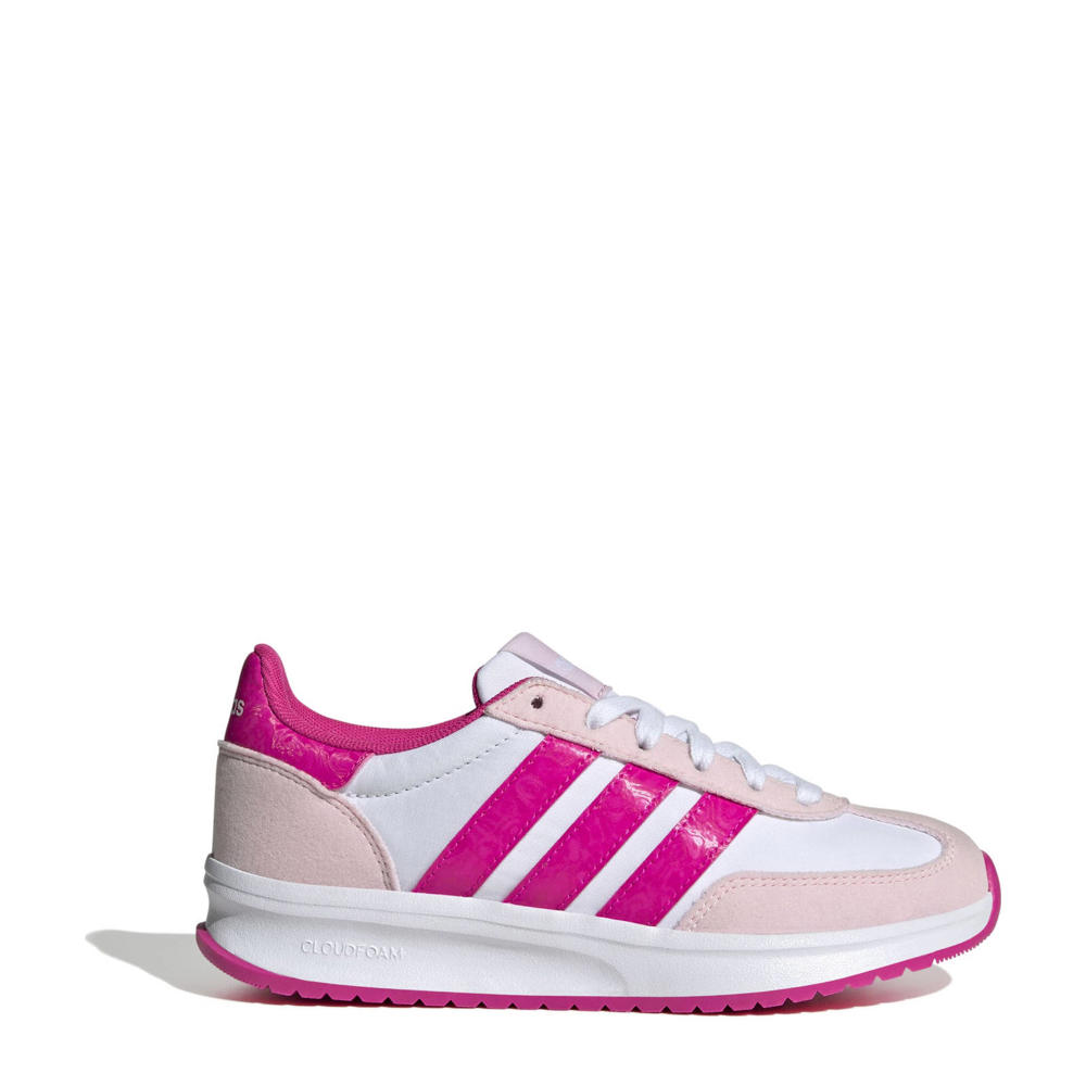 Wit, fuchsia en roze jongens en meisjes adidas Sportswear Run 70s sneakers van mesh/voering: mesh/voetbed: eva met veters