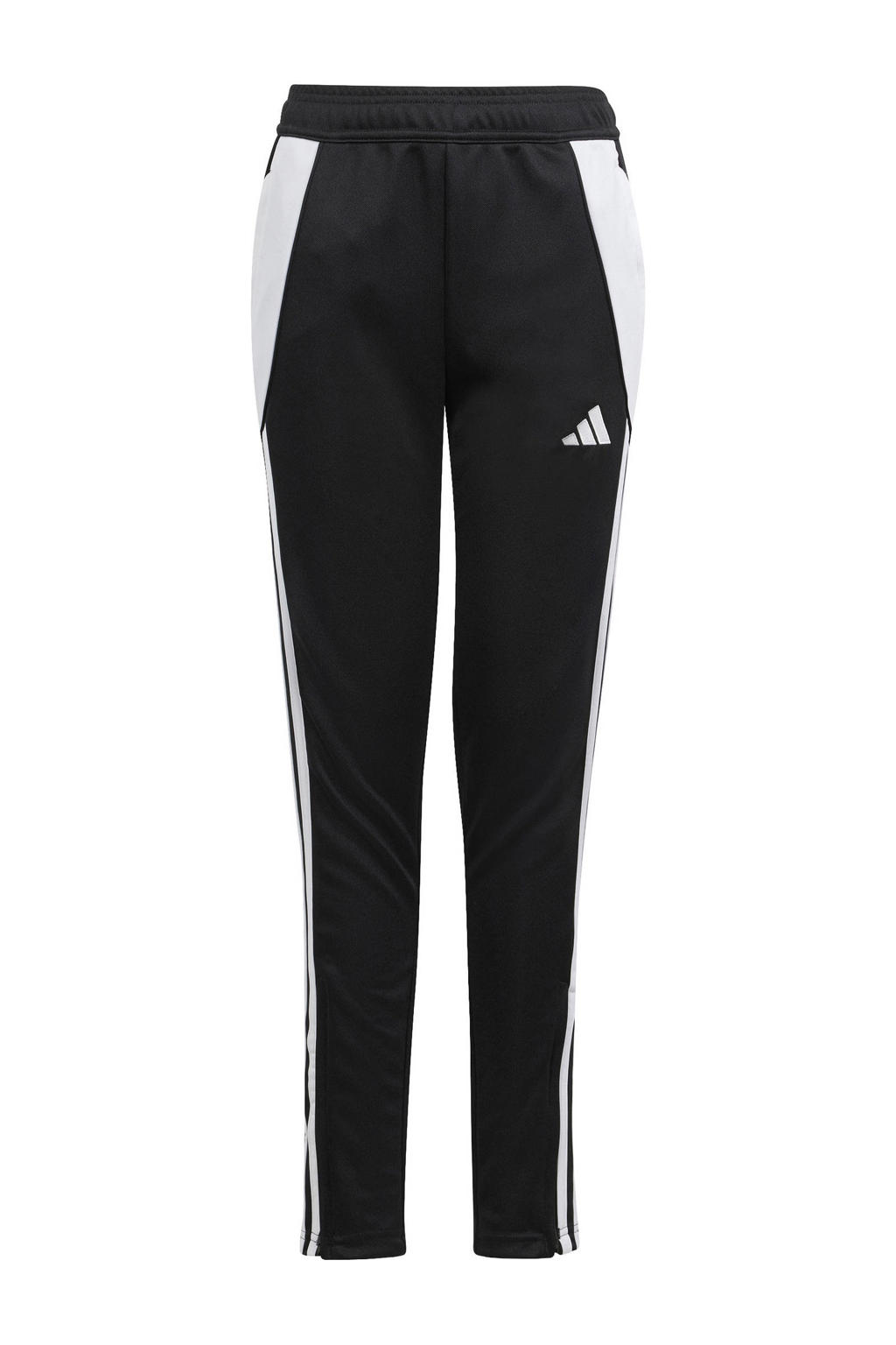 Zwart en witte jongens en meisjes adidas Performance Junior sportbroek Tiro 24 van polyester