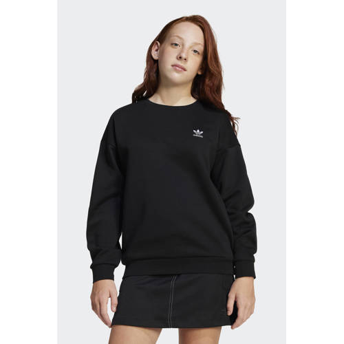 adidas Originals sweater junior zwart Trui Effen - maat 170 afbeelding
