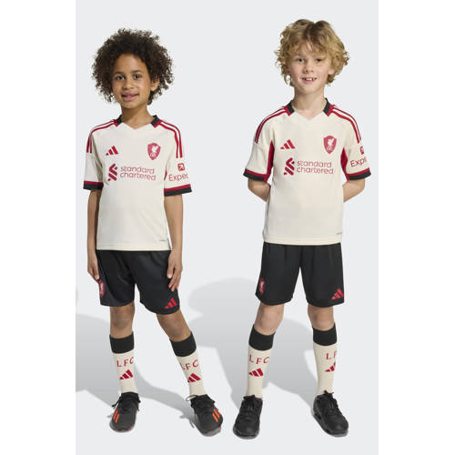 adidas Performance Junior Liverpool FC voetbalset Uit Sportset Jongens/Meisjes Polyester V-hals - maat 116 afbeelding