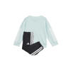 adidas Sportswear joggingpak lichtgroen/zwart