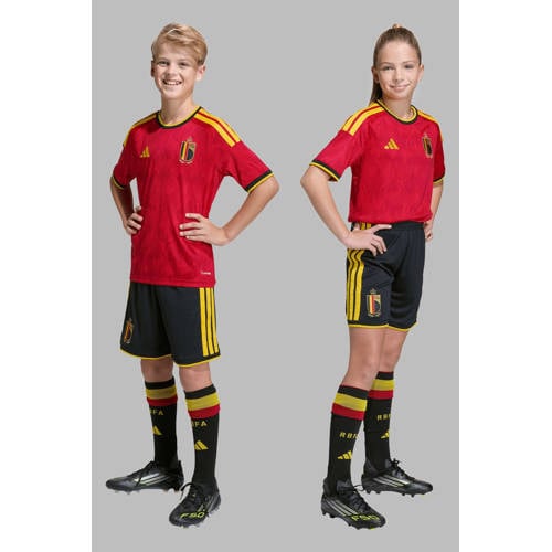 adidas Performance Junior België voetbalshort Sportbroek Zwart Jongens/Meisjes Polyester