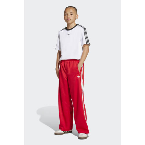 adidas Originals trainingsbroek Firebird Loose rood Jongens/Meisjes Polyester - maat 176 afbeelding