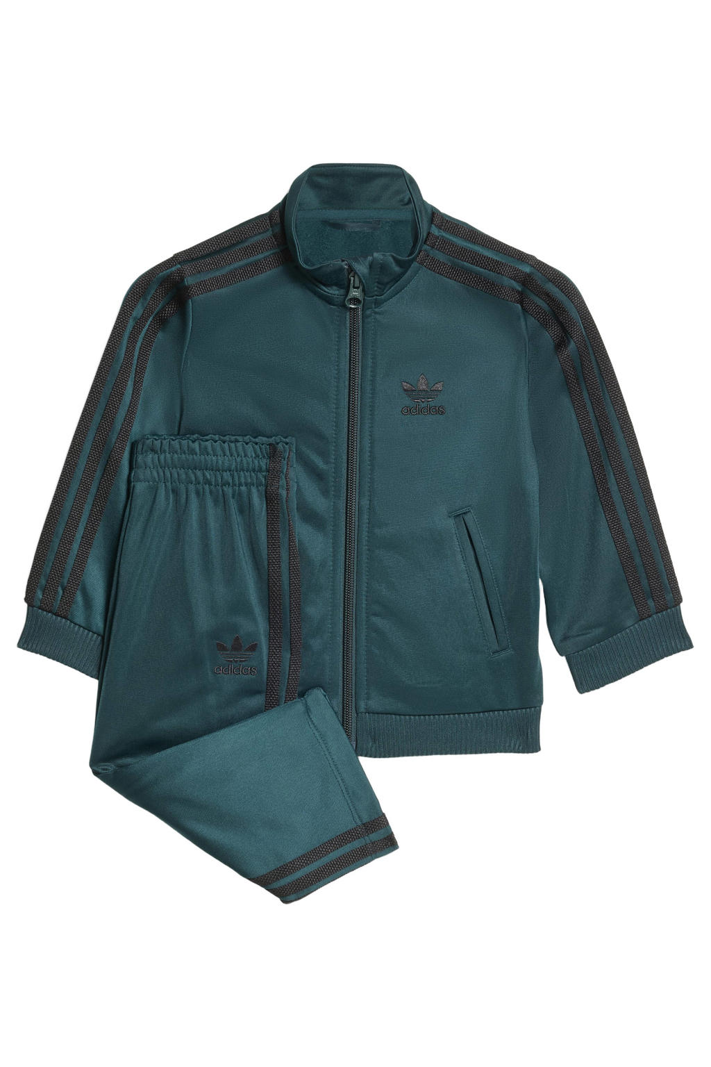 adidas Originals trainingspak Firebird groen/zwart
