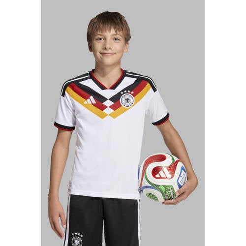 adidas Performance Junior voetbalshirt Duitsland Sport t-shirt Wit Jongens/Meisjes Polyester Ronde hals