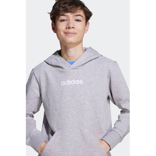 adidas Sportswear hoodie grijs Sweater Effen