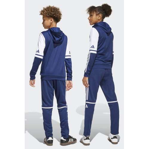 adidas Performance Junior trainingsbroek Squadra 25 donkerblauw Sportbroek Jongens/Meisjes Polyester - maat 164 afbeelding