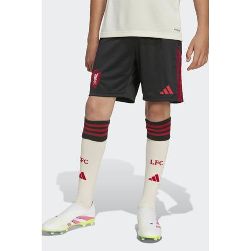 adidas Performance Junior Liverpool FC voetbalshort Sportbroek Zwart Jongens/Meisjes Polyester