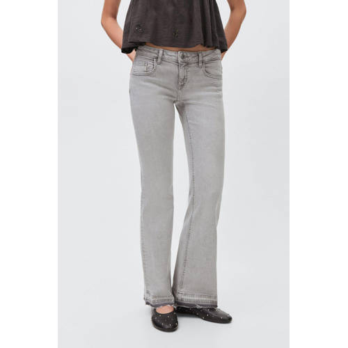 MANGO TEEN flared jeans grijs Meisjes Denim Effen