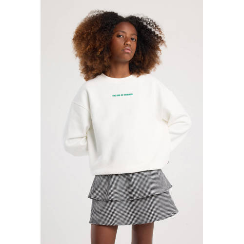 America Today strokenrok zwart Meisjes Polyester Ruit - maat 170/176 afbeelding
