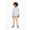 Mango Kids straight casual broek lichtbruin