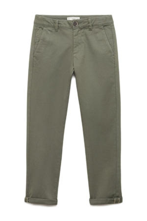 straight casual broek kaki