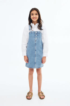denim spijkerjurk medium blue denim