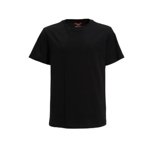 Parajumpers T-shirt zwart Jongens Katoen Ronde hals Effen
