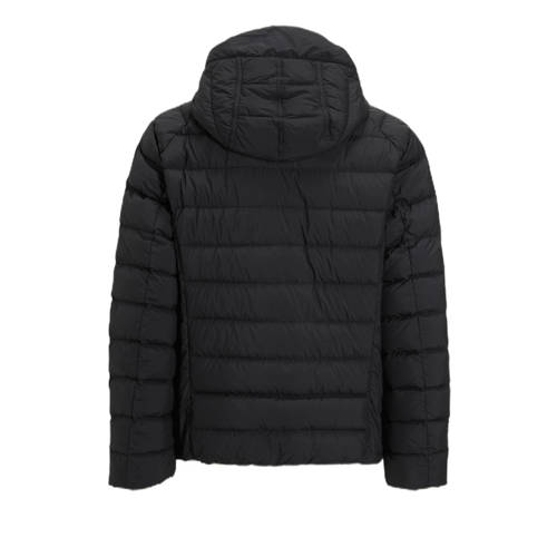 Parajumpers gewatteerde jas zwart Jongens Polyester Capuchon Effen