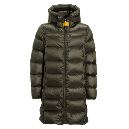 Parajumpers gewatteerde jas groen Meisjes Polyester Capuchon Effen
