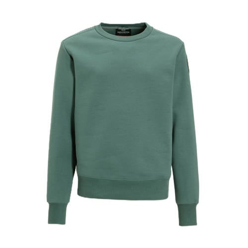 Parajumpers sweater blauw Groen Jongens Katoen Ronde hals Effen