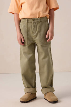 relaxed casual broek kaki