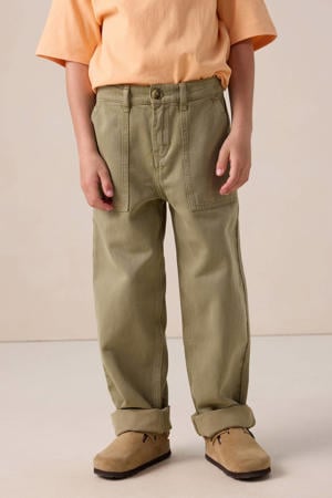 relaxed casual broek kaki