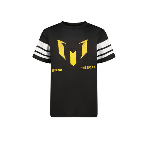 Messi T-shirt zwart Jongens Polyester Ronde hals Logo - maat 152 afbeelding