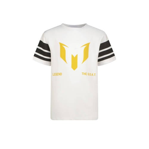 Messi T-shirt wit Jongens Polyester Ronde hals Logo - maat 152 afbeelding
