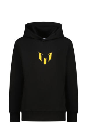 hoodie met backprint zwart