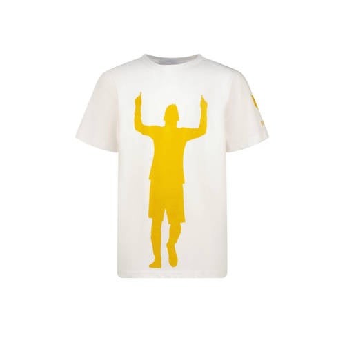 Messi T-shirt wit Jongens Katoen Ronde hals Printopdruk - maat 140 afbeelding