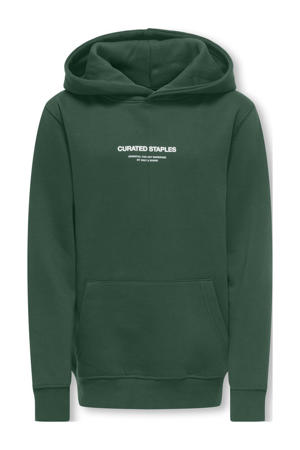 hoodie donkergroen