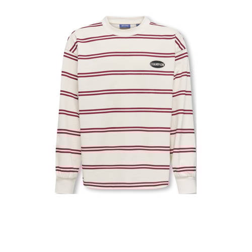 ONLY & SONS JUNIOR sweater ecru Streep