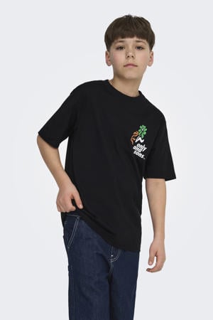T-shirt zwart