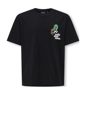 T-shirt zwart