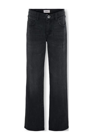 wide leg jeans black denim