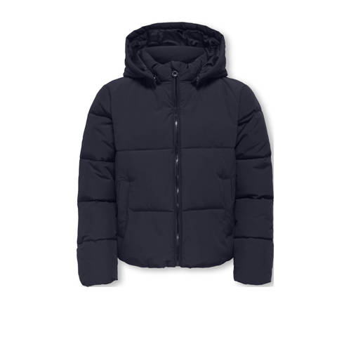 KIDS ONLY GIRL gewatteerde jas donkerblauw Meisjes Polyester Opstaande kraag - maat 146 afbeelding